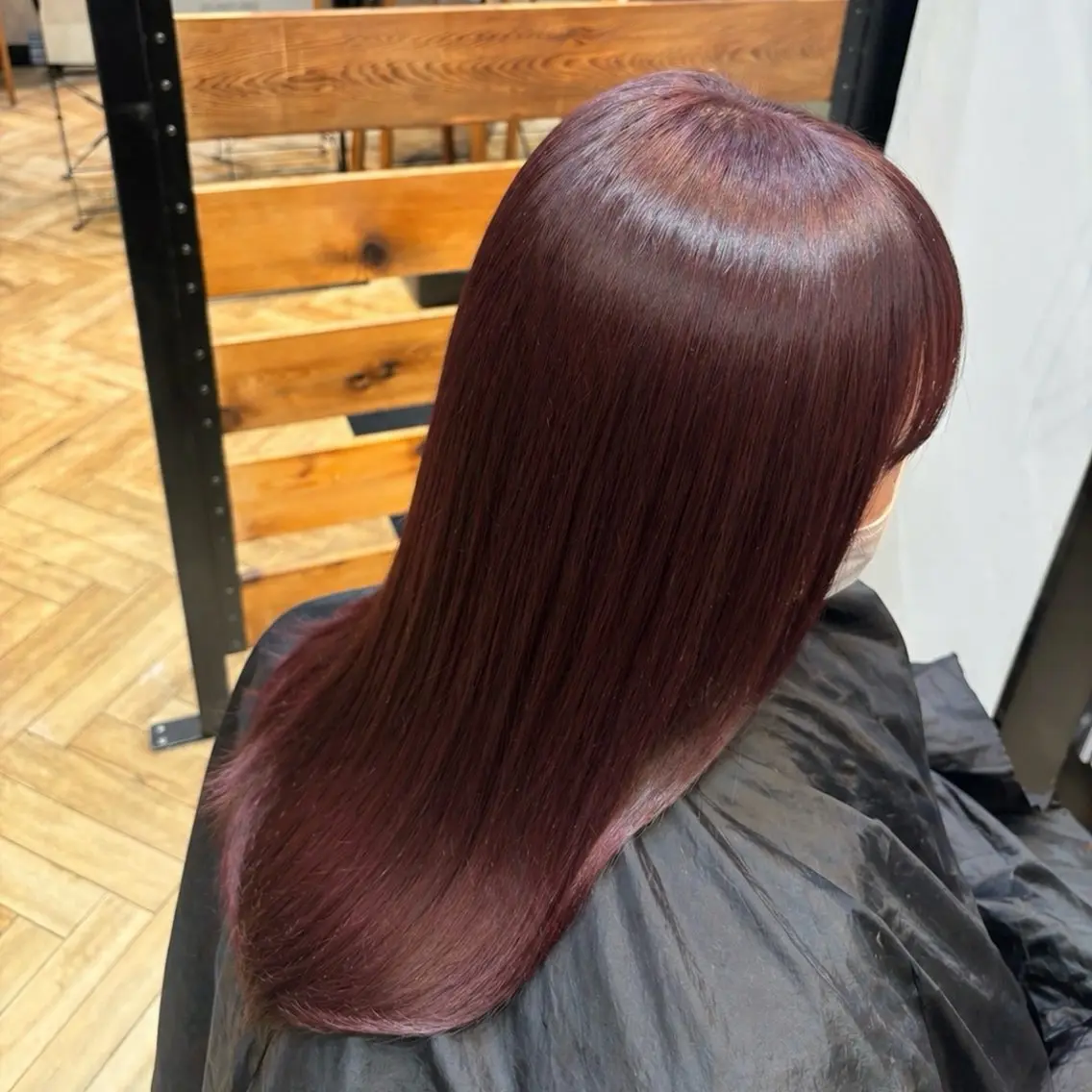 ロング カラー ヘアカラー トリートメント Rika🎀美髪矯正 /透明感カラー🫧のヘアスタイル