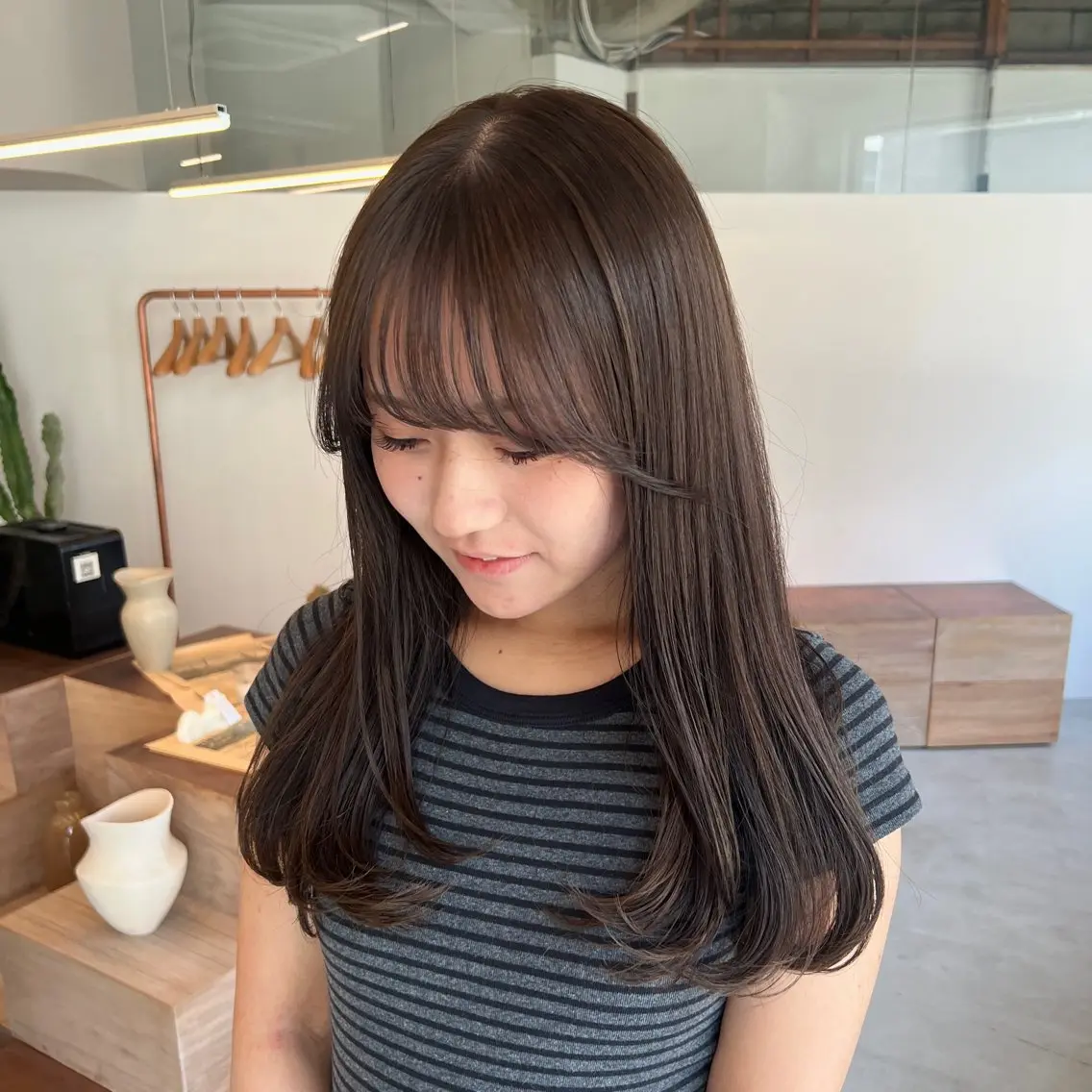 カラー ベージュカラー 透明感カラー ヘアカラー あやの/大阪 ハイトーン/パーマのヘアスタイル