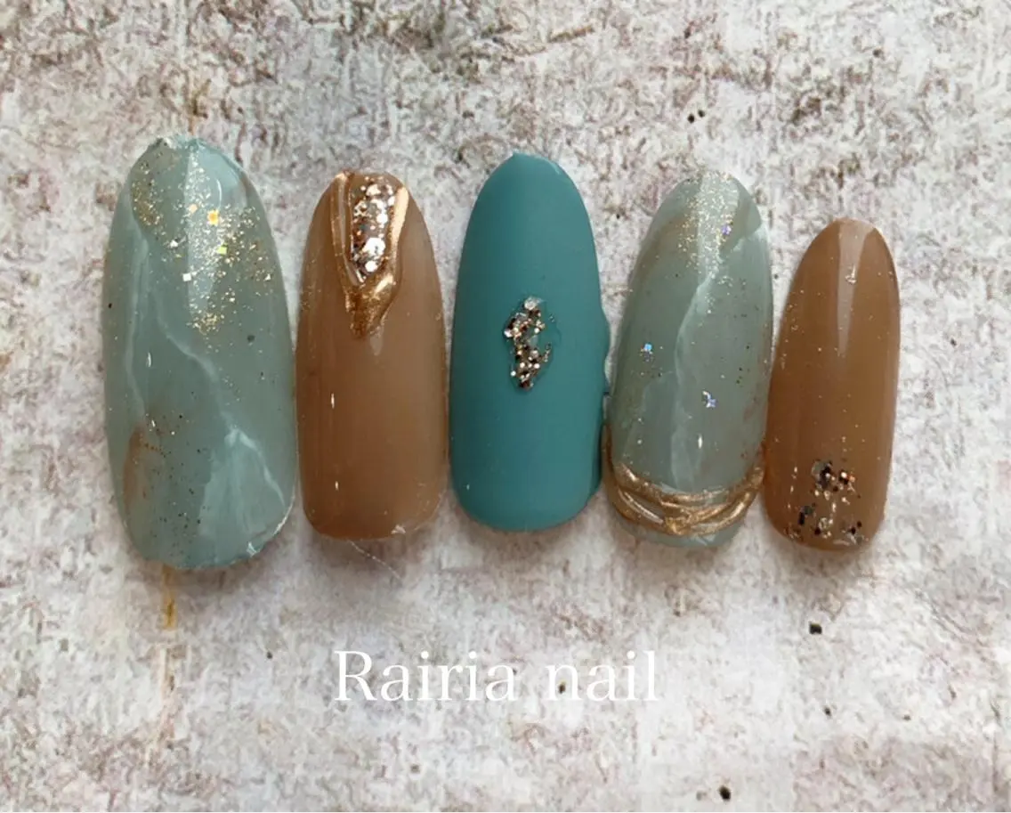 ネイル アートネイル ニュアンスネイル Rairia nail本八幡店のネイルデザイン