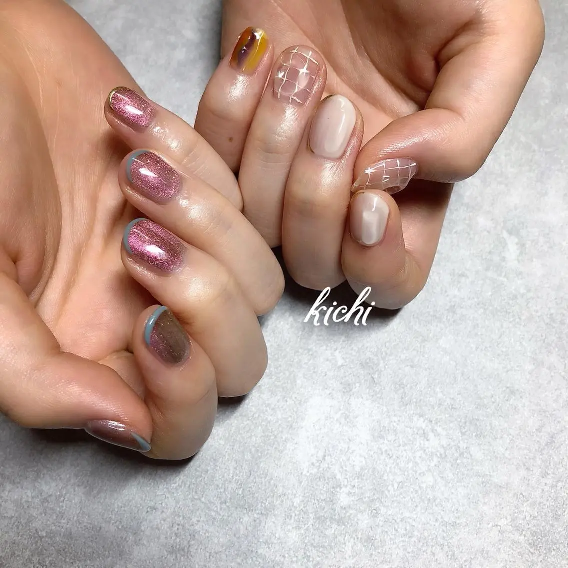 ネイル ハンドネイル フットネイル kichi･: *のネイルデザイン