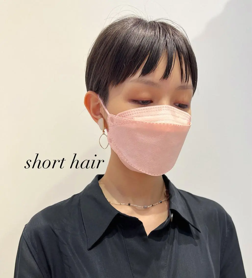 ショート カラー ベリーショート オン眉 ショートヘア ショート/ボブ ⌒shioriのヘアスタイル