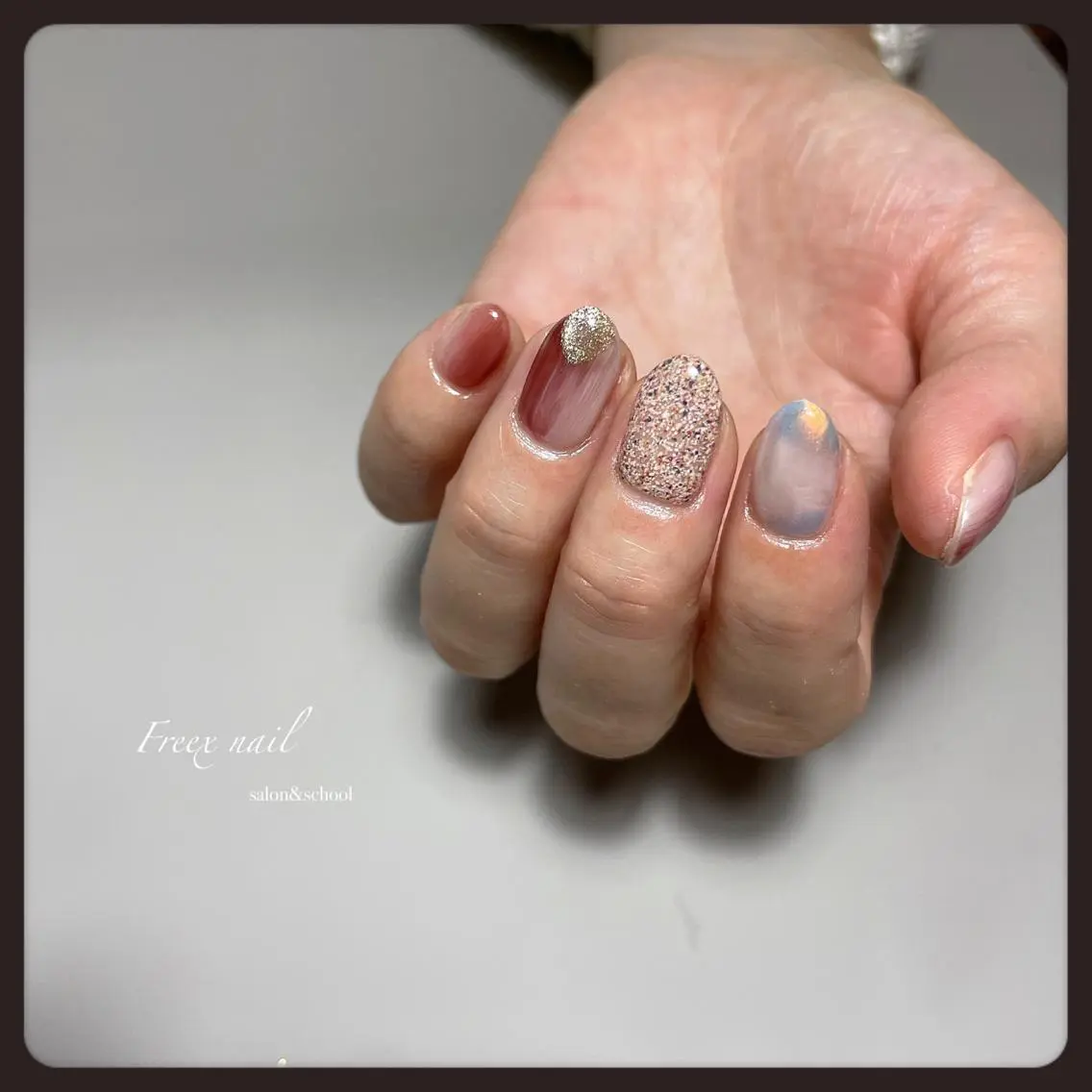 ネイル ニュアンスネイル ハンドネイル ハンドケア freex nail /ニュアンス/個性派のネイルデザイン