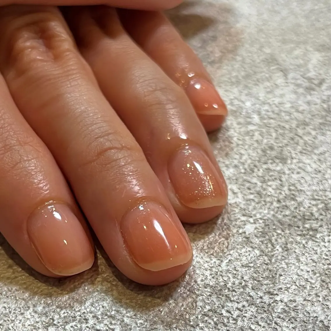 ネイル ジェルネイル ラメ(グリッター) ワンカラーネイル Nemoto Mamamiのネイルデザイン