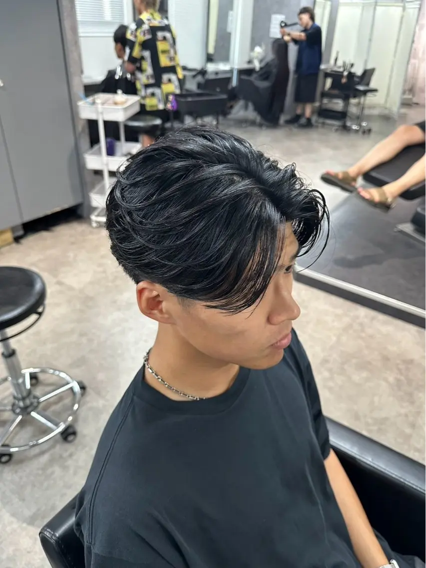 パーマ メンズ カット パーマ 🌱立川【縮毛矯正】 璃音🌱のヘアスタイル