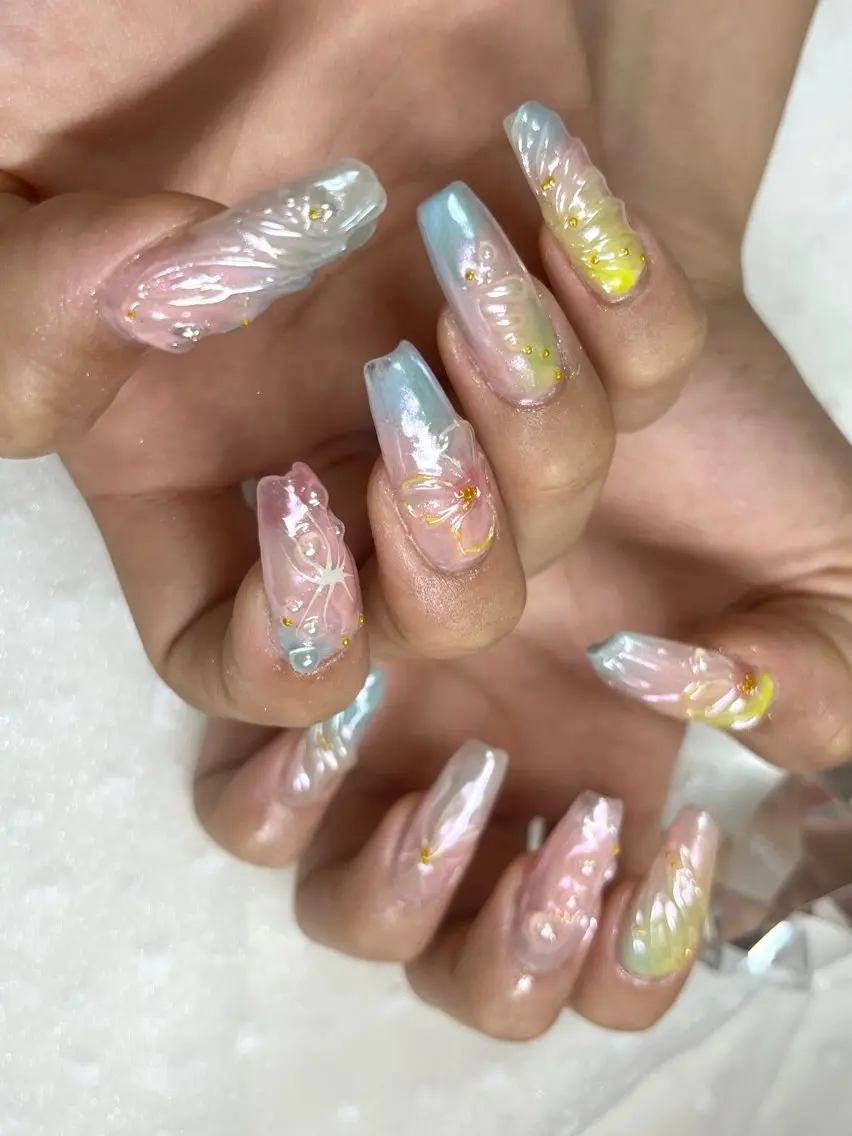 ネイル スカルプネイル plaisir プレジールネイルのネイルデザイン