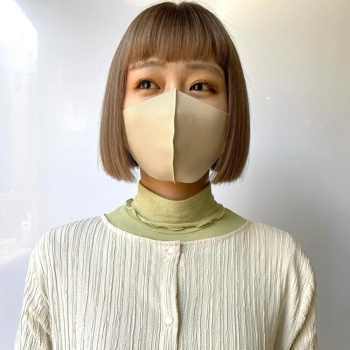ショート カラー ハイトーンカラー ボブ 縮毛矯正 トリートメント キタダ ヒロキのヘアスタイル