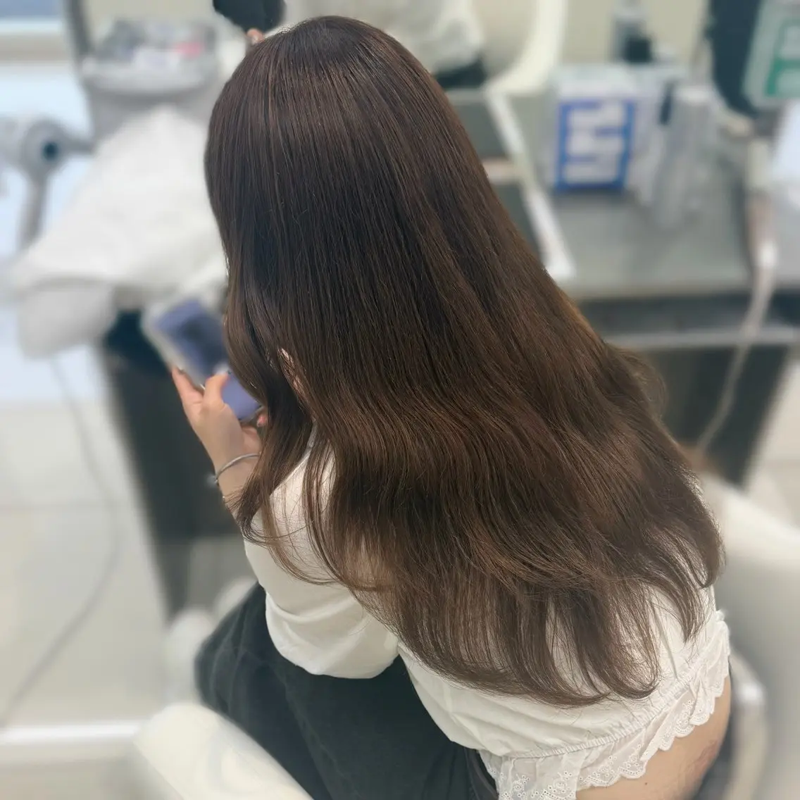 ロング ヘアカラー 顔周り似合わせ/ツヤ カラー🌙🪽じゅりのヘアスタイル