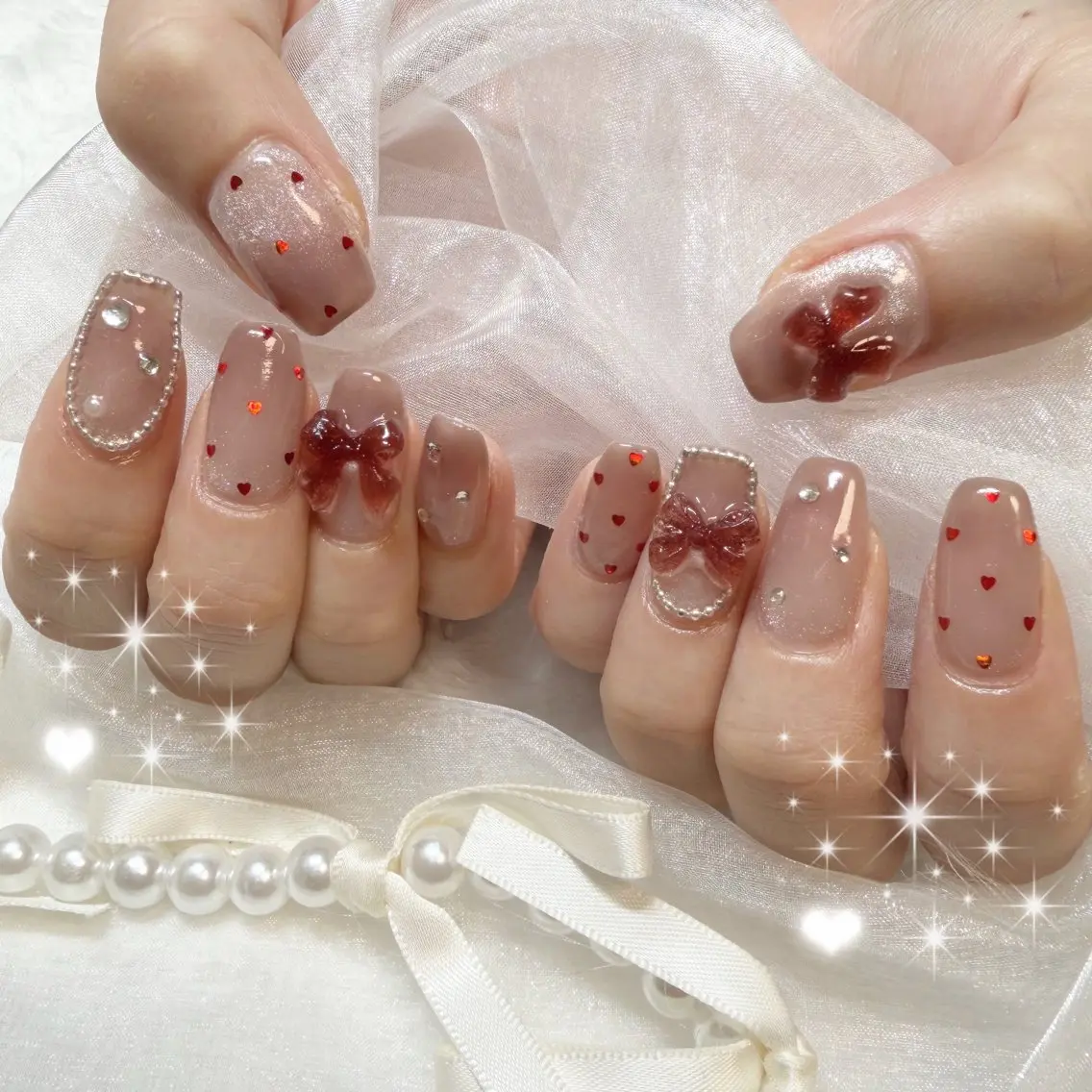 ネイル ジェルネイル 韓国ネイル 持ち込み ワンカラーネイル ワンホンネイル ハンドネイル fiore nail 🦋のネイルデザイン