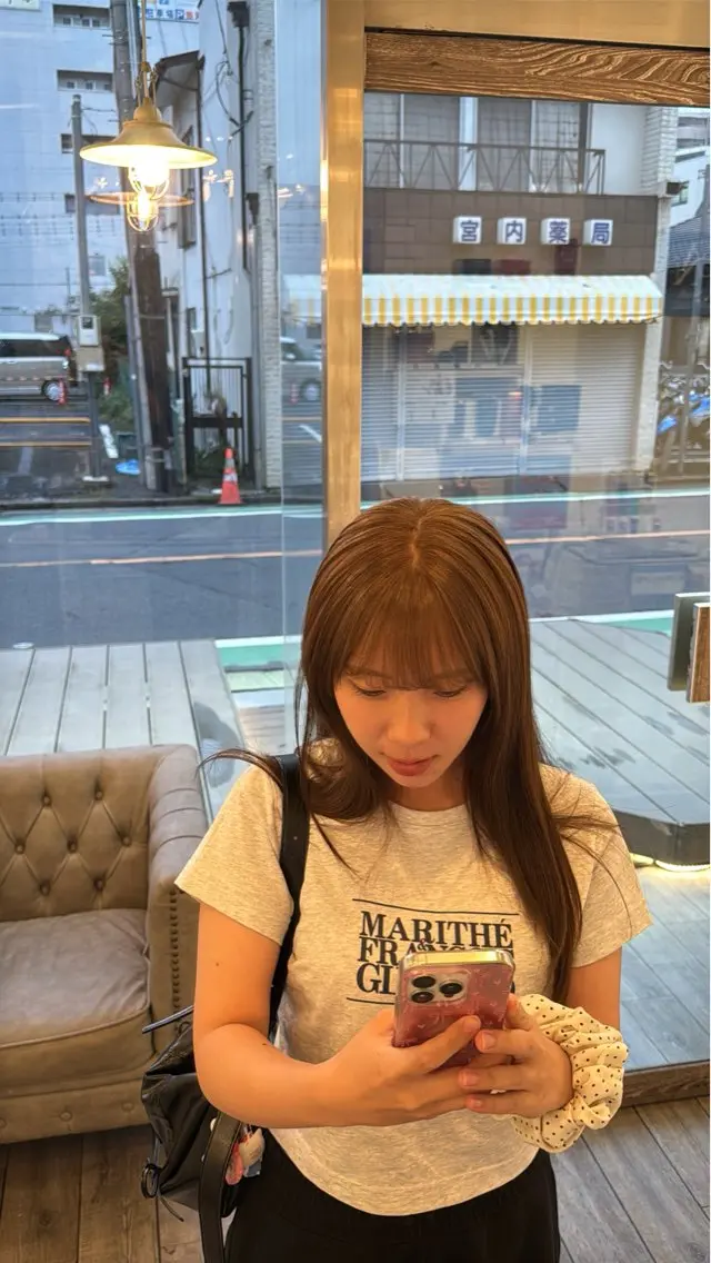 セミロング カラー カット ヘアカラー トリートメント ダブルカラー/ メンズパーマ🫧中村のヘアスタイル