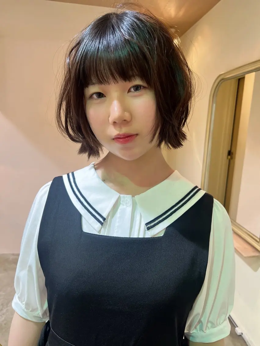 ミディアム カットモデル募集🤍 🐇anzuのヘアスタイル