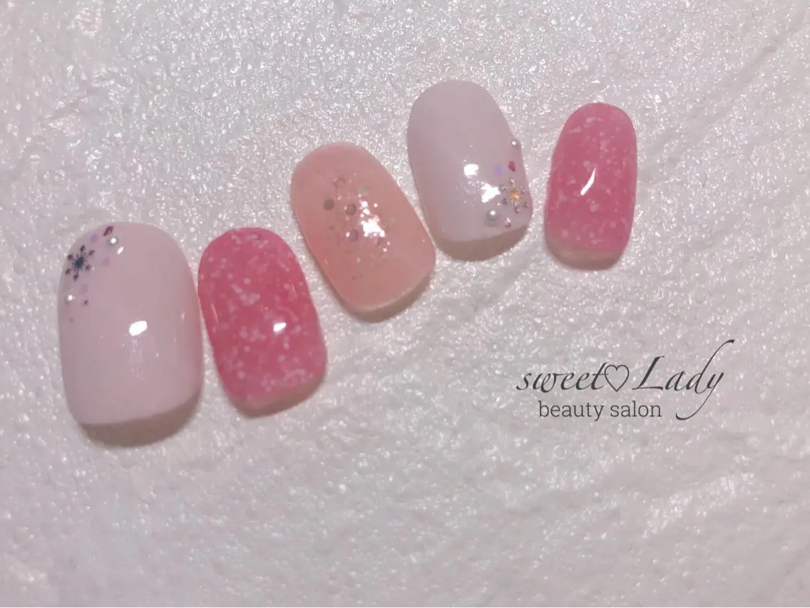 【sweet♡Ladyコース】＊ワンカラー／グラデーション＊両手合わせてデザイン・アート 10本まで(3時間以内)の写真