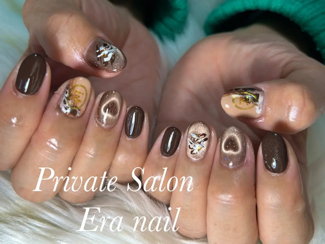 ネイル バレンタイン ハンドネイル Era nailのネイルデザイン