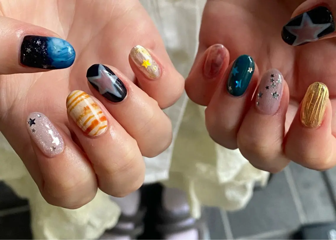 ネイル nano/きもかわ nail🐬🫧のネイルデザイン