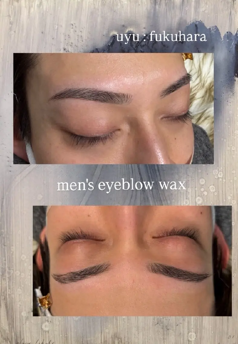 アイブロウ メンズ メンズアイブロウ 眉毛ワックス脱毛 その他(アイブロウ) NEWOPEN🎀 UYU新宿サロンHPのマツエク・マツパデザイン