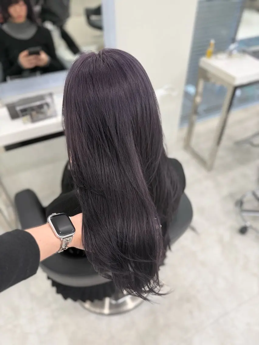 ロング 野口 楓華のヘアスタイル