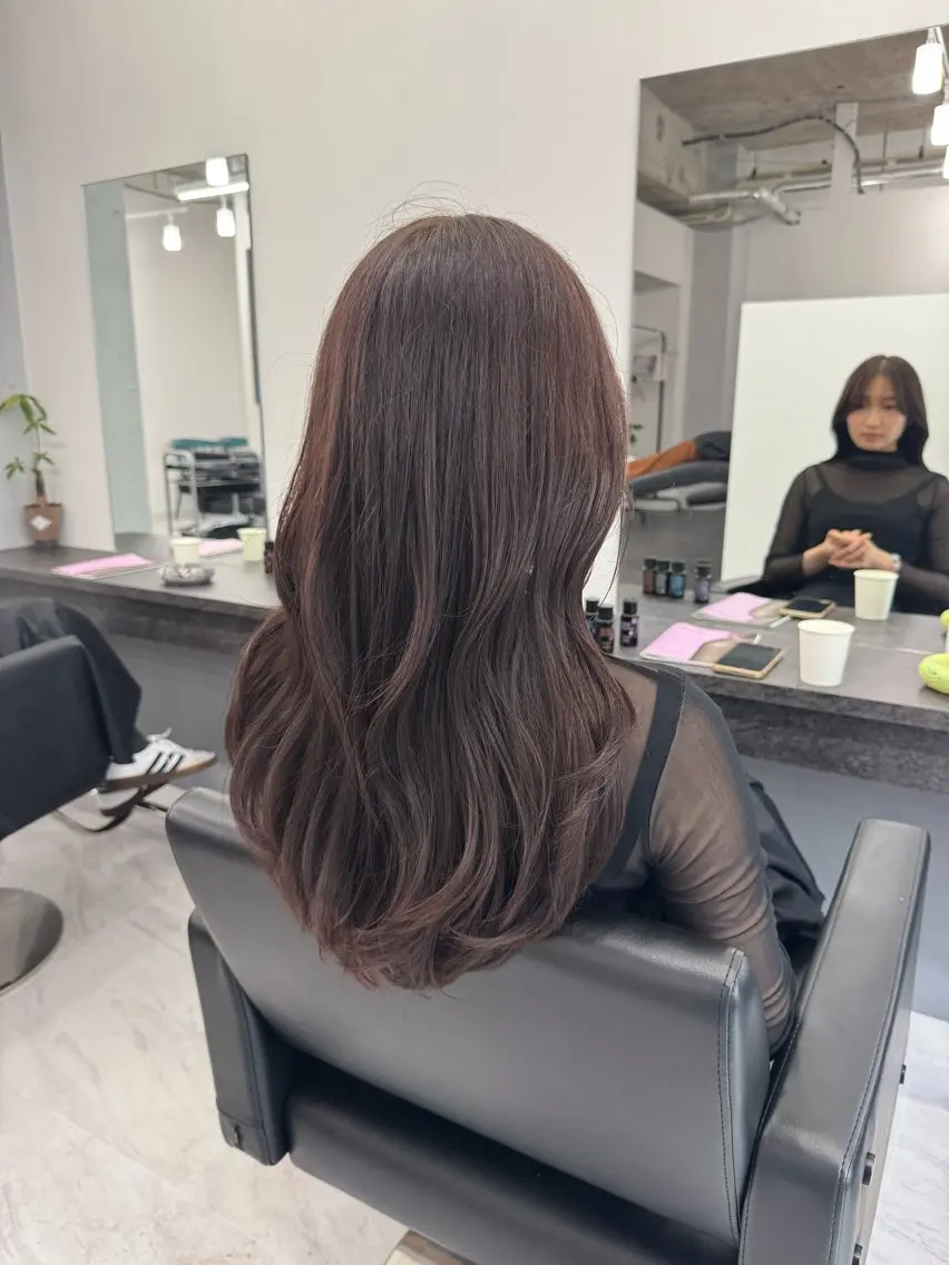 ロング カット ヘアカラー トリートメント レイヤー・ブリーチ kiyotoshiのヘアスタイル