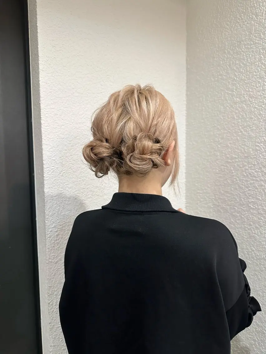 【ヘアセット】*.゚+結婚式/ライブ/体育祭/卒業式/デートなどのイベント前に★の写真