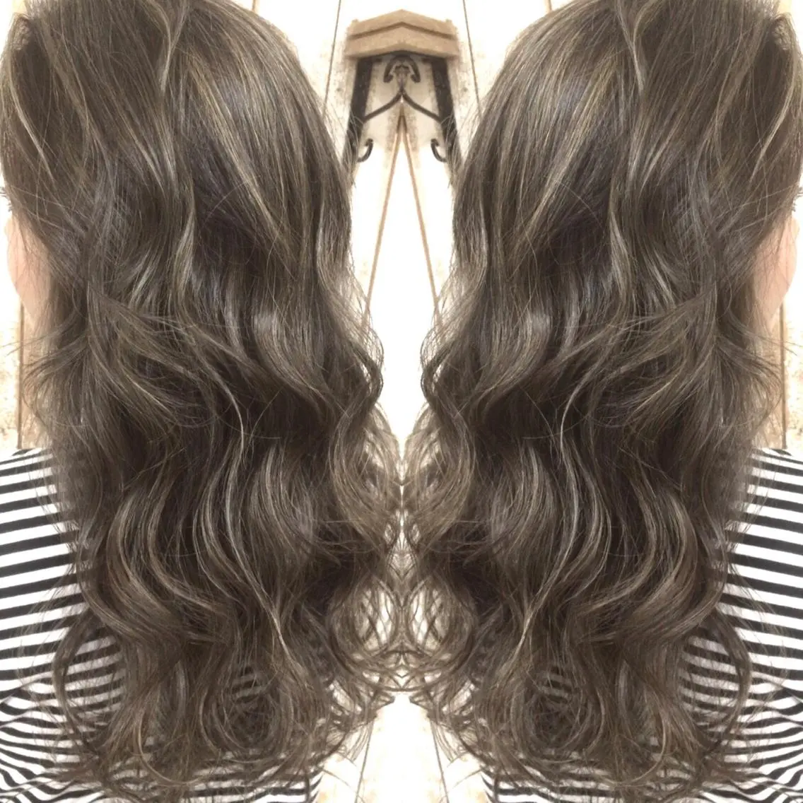 ロング カラー ヘアカラー トリートメント 井上 一平のヘアスタイル