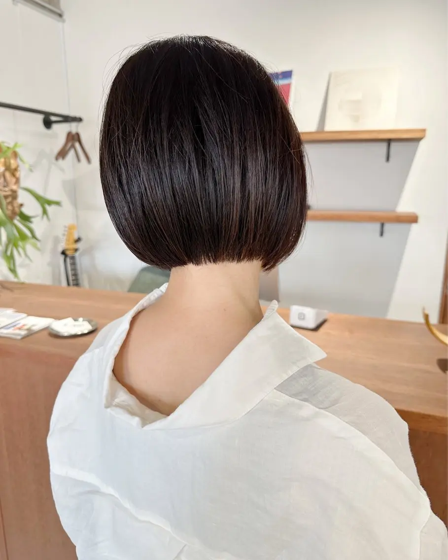 ミディアム ボブ kaito /都立大学herのヘアスタイル