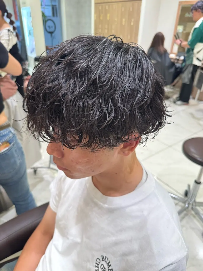 ショート パーマ メンズ メンズパーマ カット パーマ メンズパーマ特化/ メッシュ/薫/店長のヘアスタイル