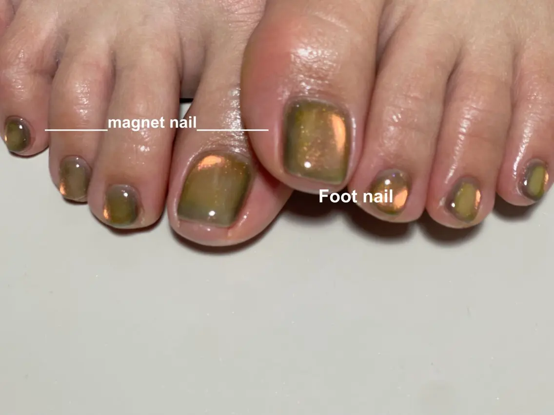 ネイル マグネットネイル フットネイル julian nailのネイルデザイン