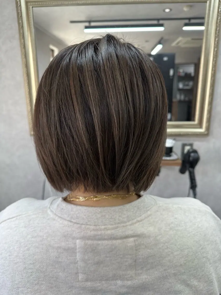 ショート カラー カット ヘアカラー トリートメント Lien 深井店のヘアスタイル