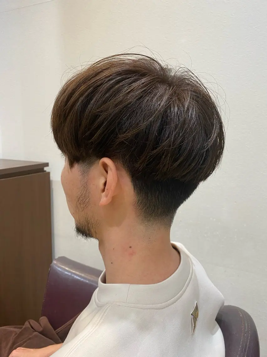 カラー メンズ マッシュ 仲井 充のヘアスタイル