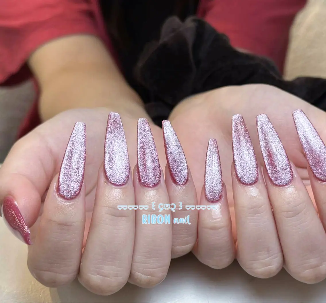 [チップ長さだし10本]  マグネットネイル ✨✨の写真