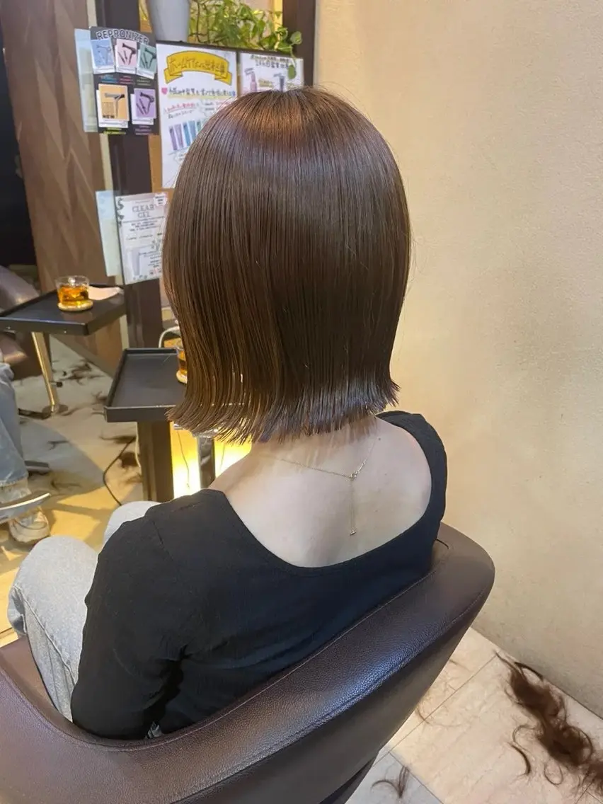 ミディアム 🎀透明カラー 🎀銀座/akaneのヘアスタイル