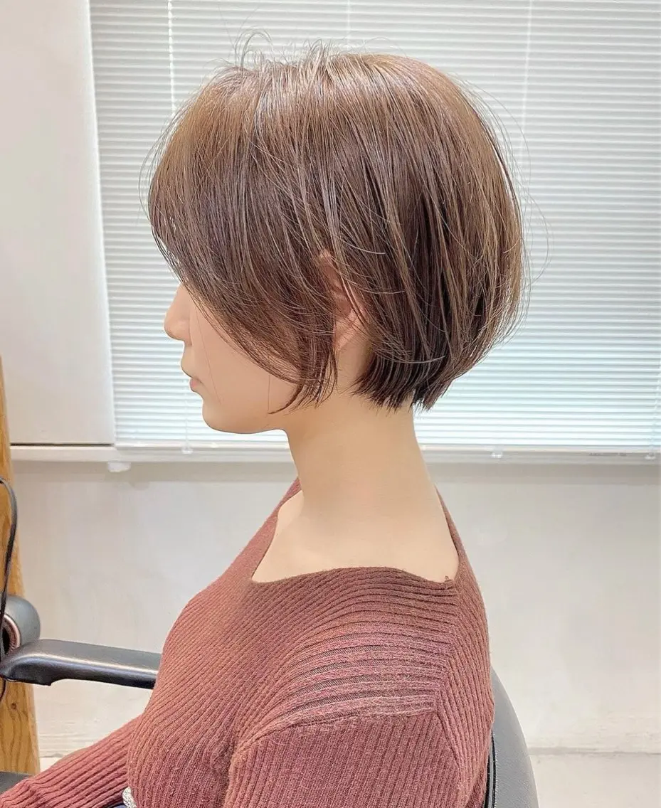 ショート ショートヘア カット トリートメント 👑ボブはお任せ ミヤノ👑のヘアスタイル