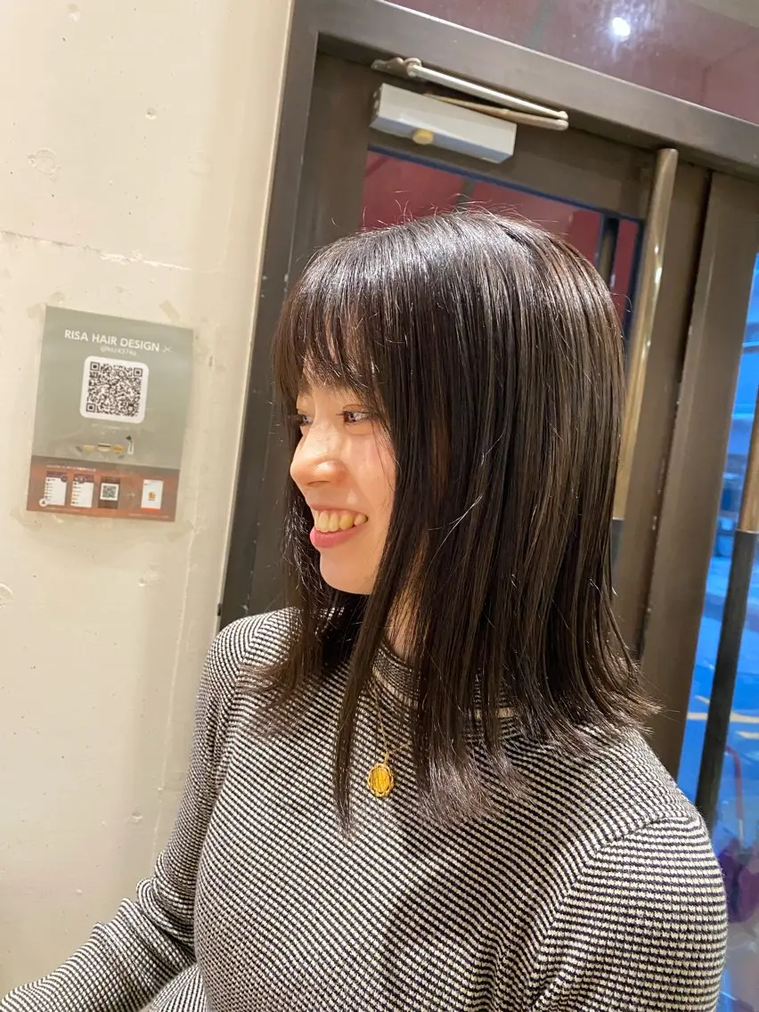 《メンテナンスに💫》🪄ワンカラー🎨➕前髪カット✂️➕2ステップトリートメントの写真