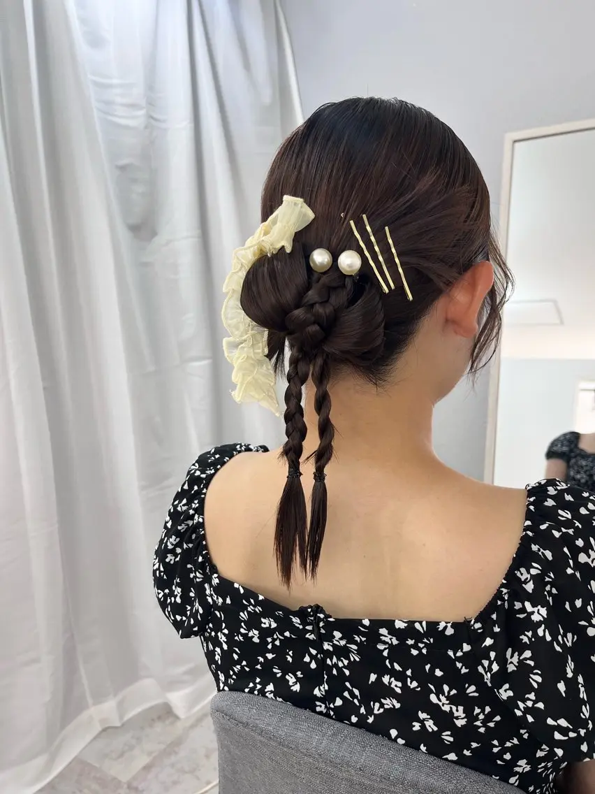 ヘアアレンジ 玉城 里奈のヘアスタイル