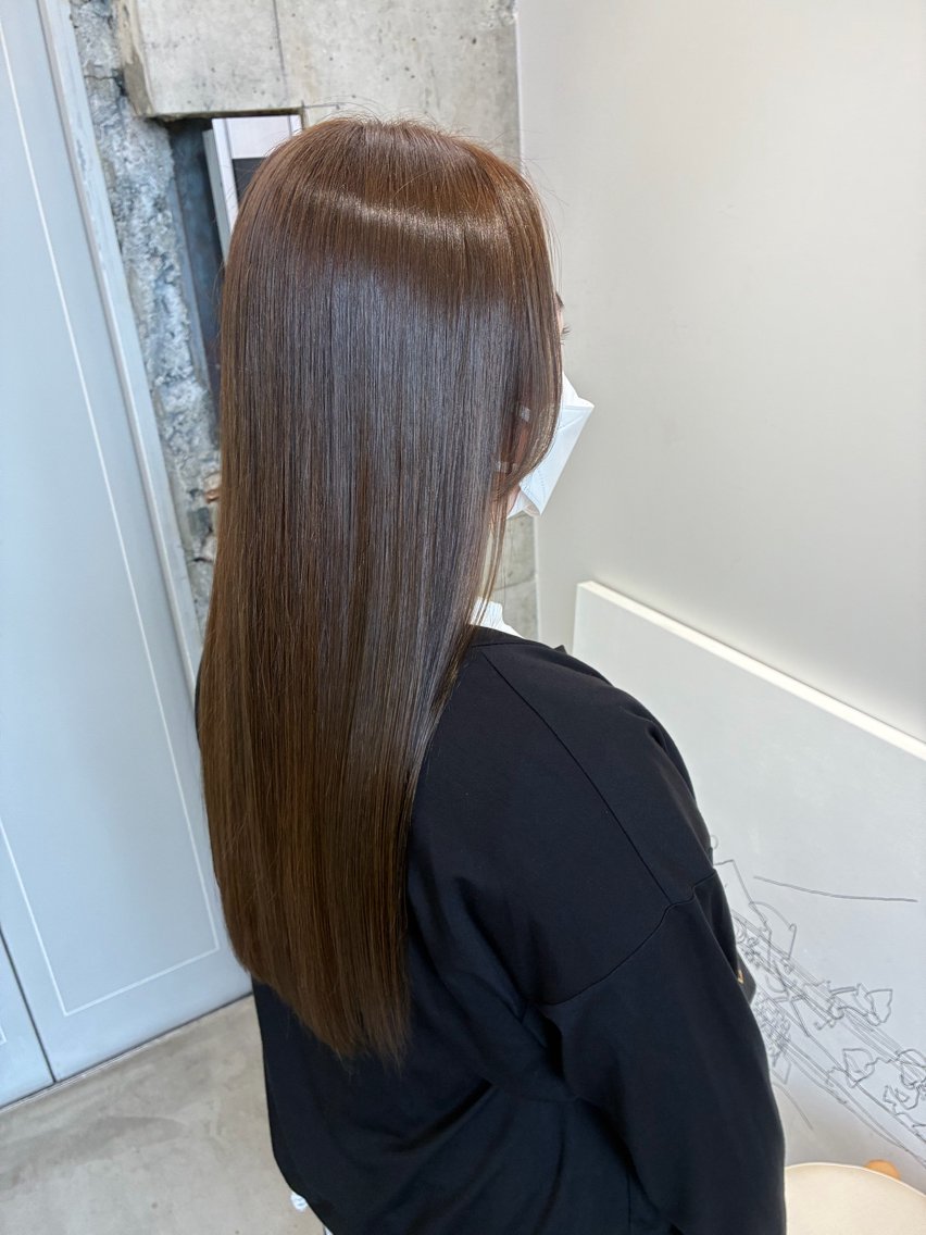 ロング 髪質改善 カット ヘアカラー トリートメント newi 天王寺　 masakoのヘアスタイル