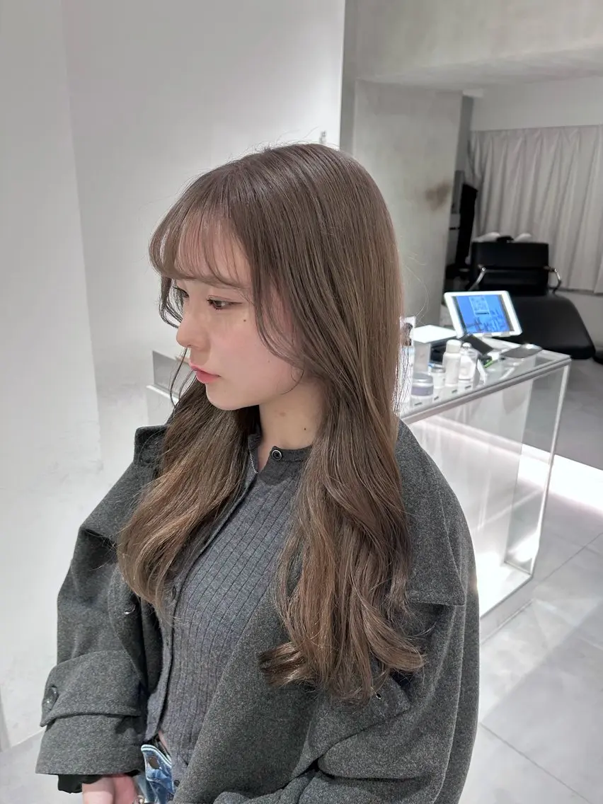 ロング カラー 🪞透け感&韓国ヘア 🪞honokaのヘアスタイル