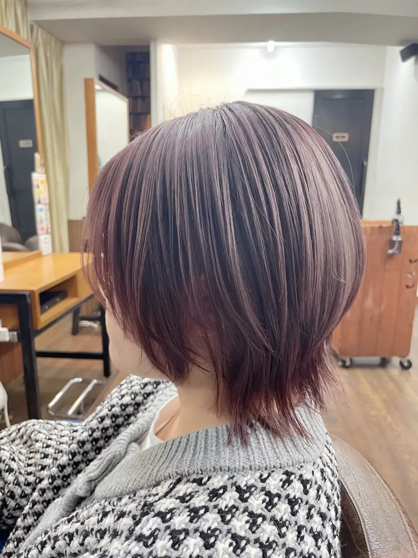 ミディアム カット ヘアカラー 【髪質改善✨】 sanaのヘアスタイル