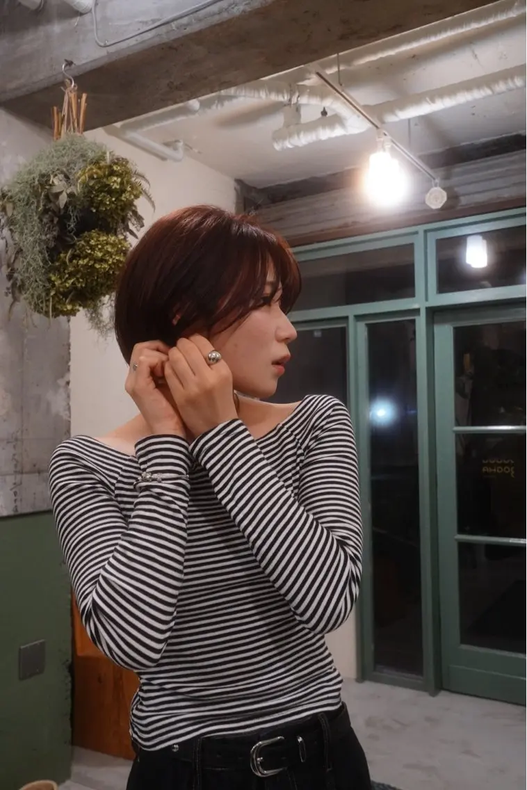 ショート カラー suzuki yuunaのヘアスタイル