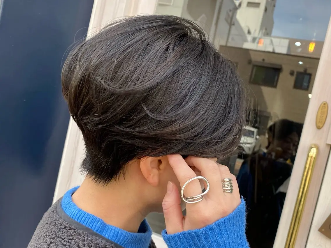 ショート カラー ショートヘア ヘアーサロン アルカンシエルのヘアスタイル