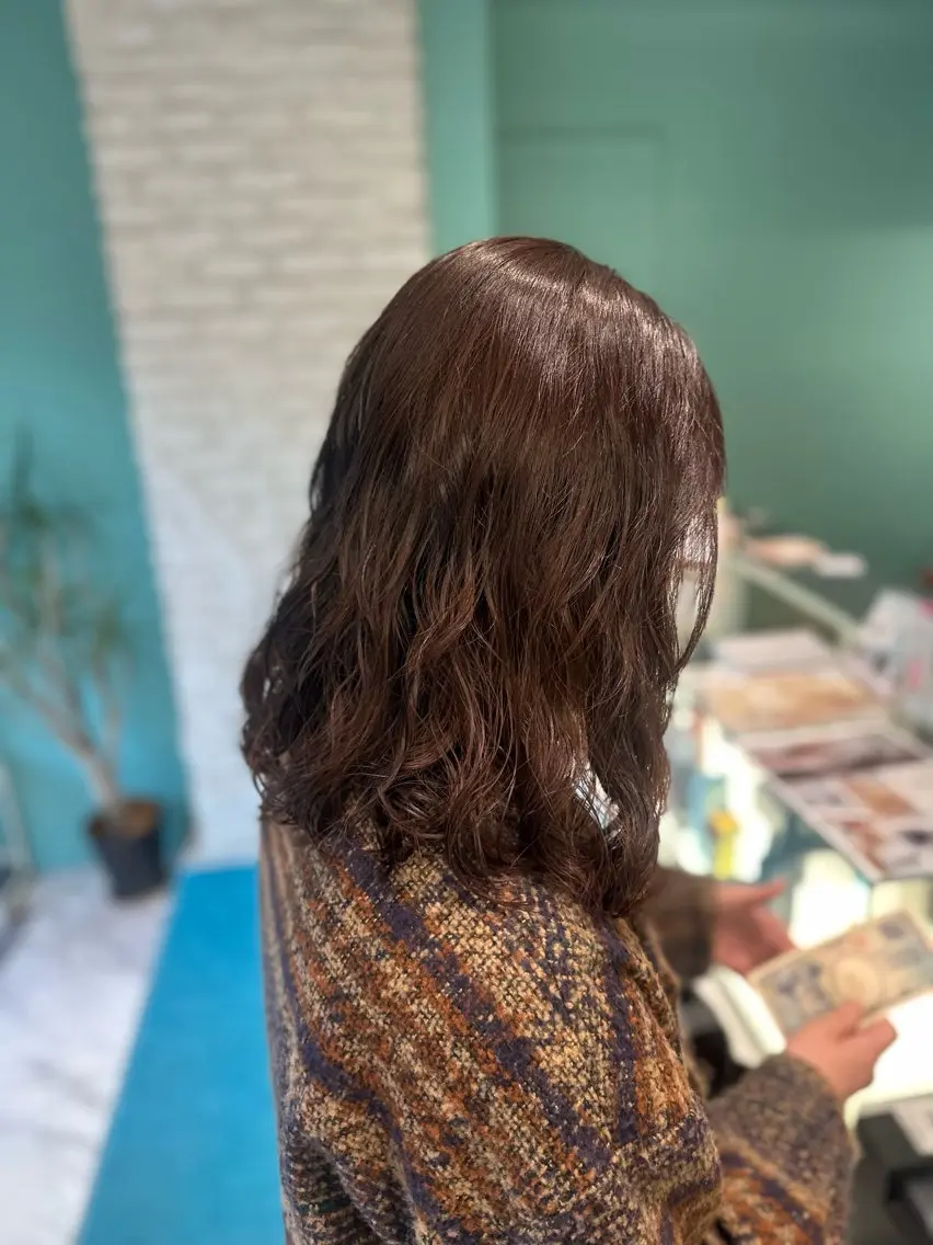 ミディアム パーマ ミディアムパーマ パーマ LUPI byLee MIUのヘアスタイル