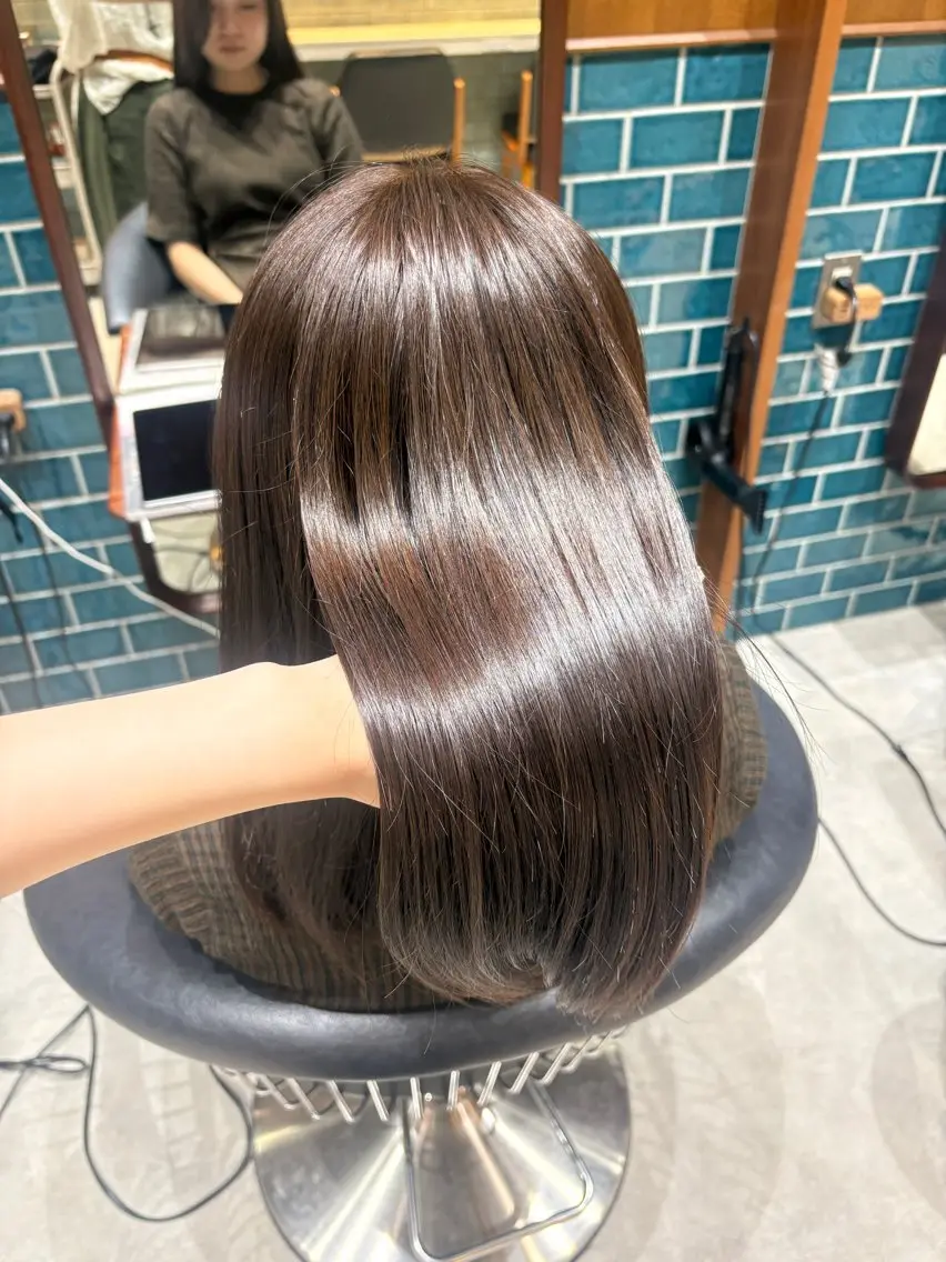 ミディアム カラー ヘアカラー ブリーチなし透明感カ ラー🫧/Kannaのヘアスタイル