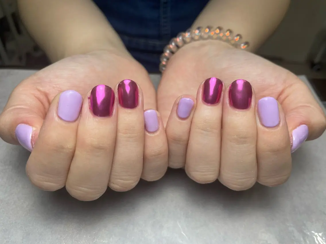 ネイル ミラーネイル ワンカラーネイル BLANC.nail yuuのネイルデザイン