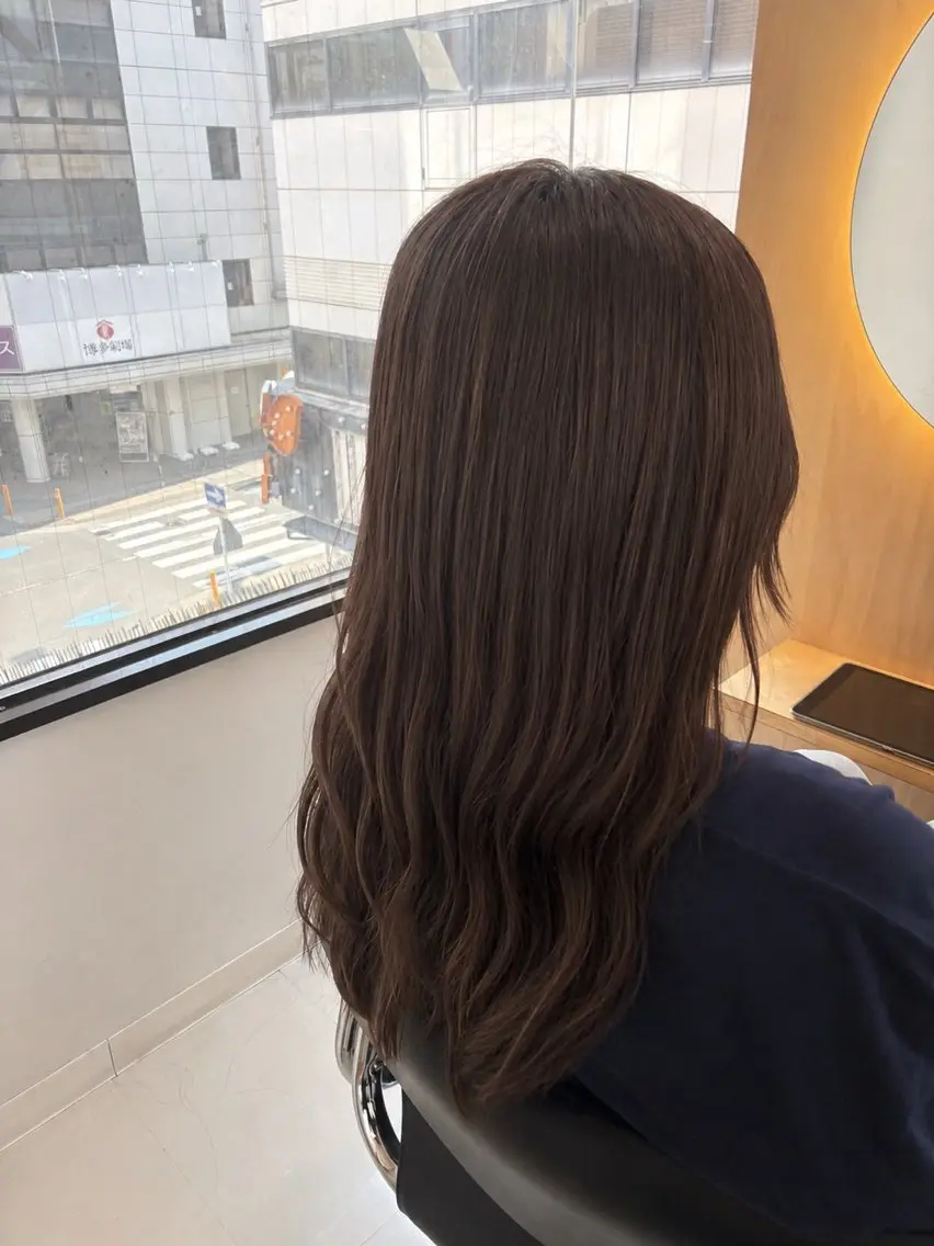 カラー ブラウンカラー ナチュラルブラウン ヘアカラー elk まな🐈⬛🎀のヘアスタイル