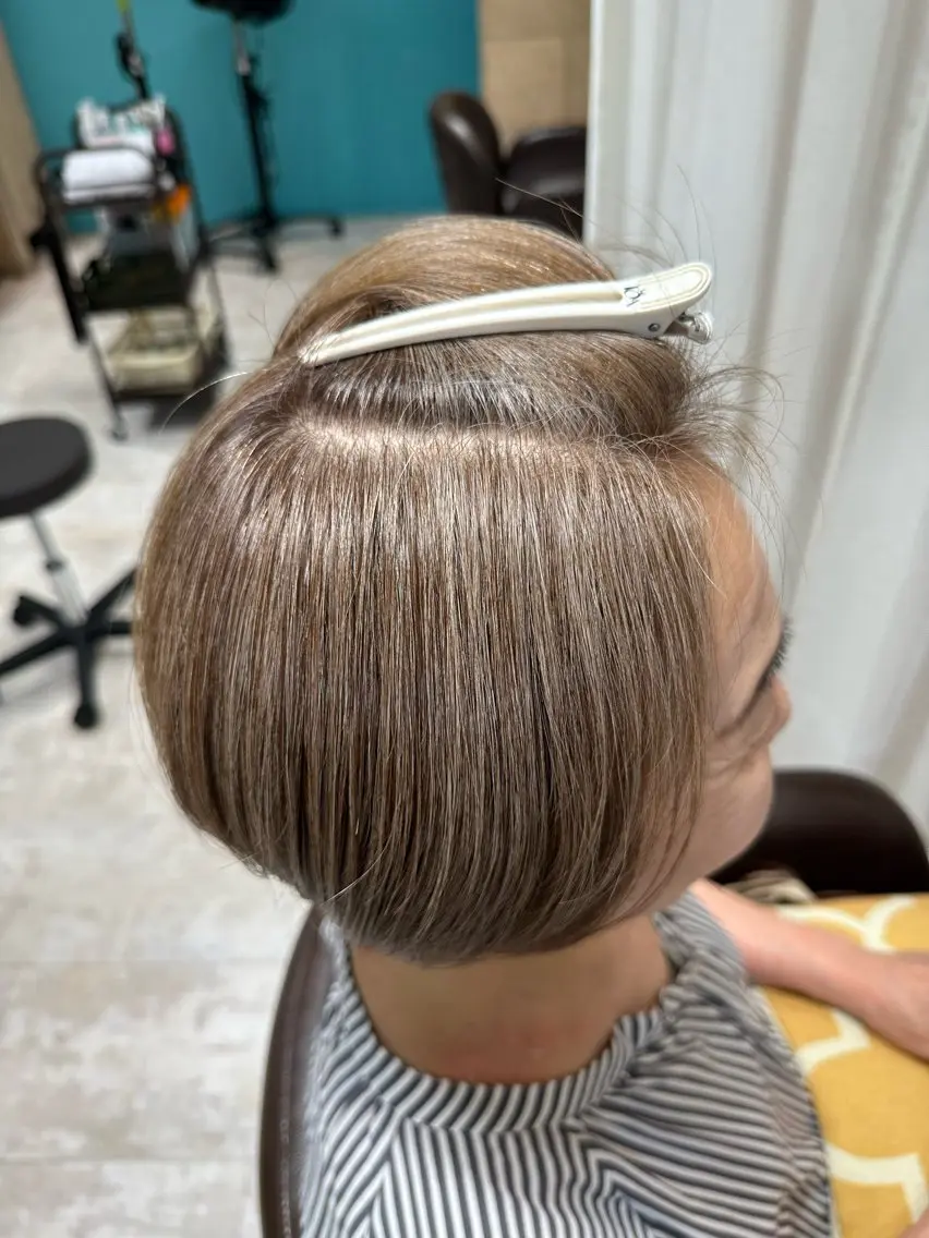 ショート カラー 竹本 侑真のヘアスタイル