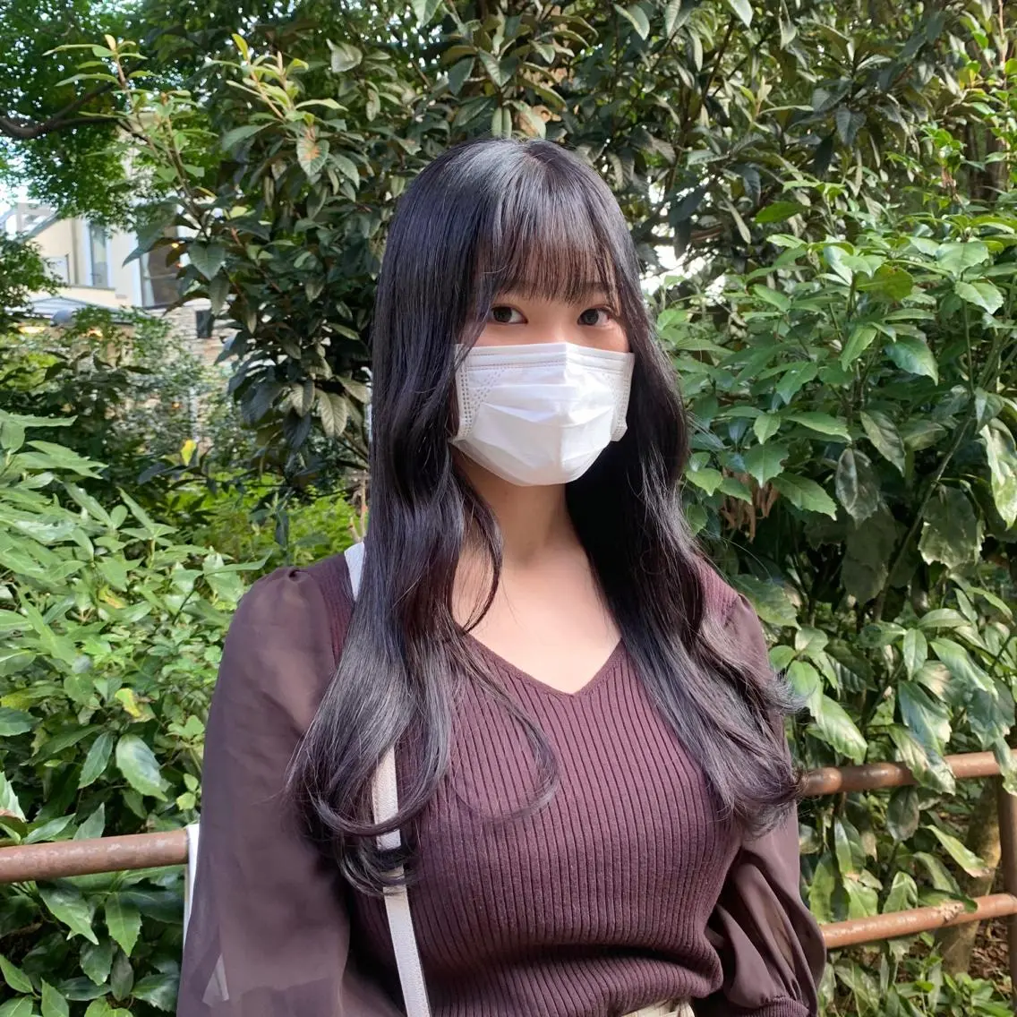 ロング カラー ディープラベンダー ラベンダーカラー 韓国風ヘア カット パーマ トリートメント little 小濱彰太のヘアスタイル