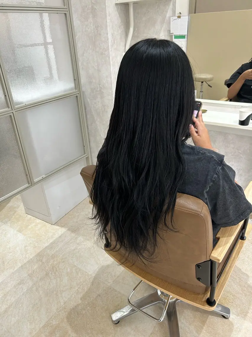 ロング カラー ヘアカラー トリートメント ヘアセット 💙まこと💙艶 カラー(Rico)のヘアスタイル