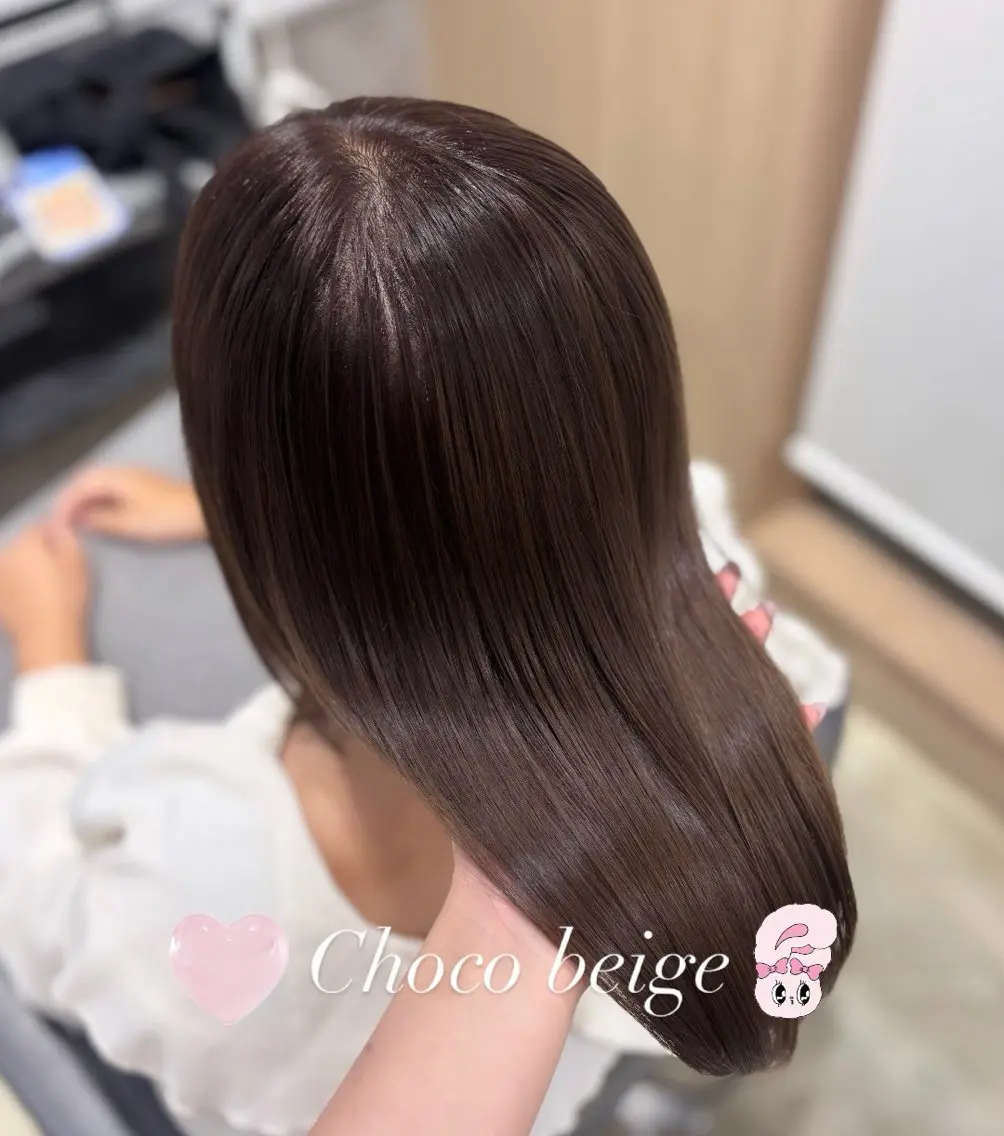 カラー ベージュカラー カットカラー/銀座 🎀𝐒𝐀𝐊𝐈のヘアスタイル