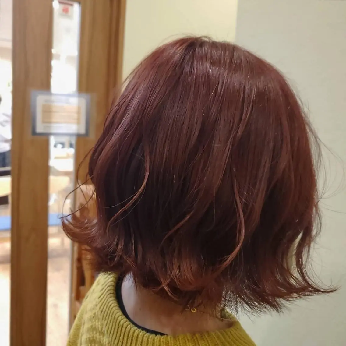 ショート カラー ヘアアレンジ ボブ TriumpH天王寺 Makoのヘアスタイル