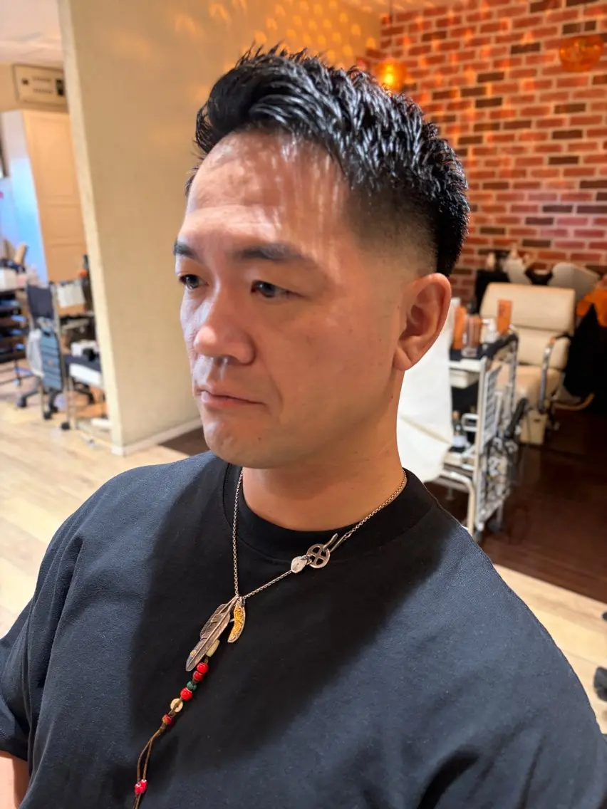 ショート メンズ フェードカット スキンフェード カット メンズカット/枚方 /森本修吏のヘアスタイル