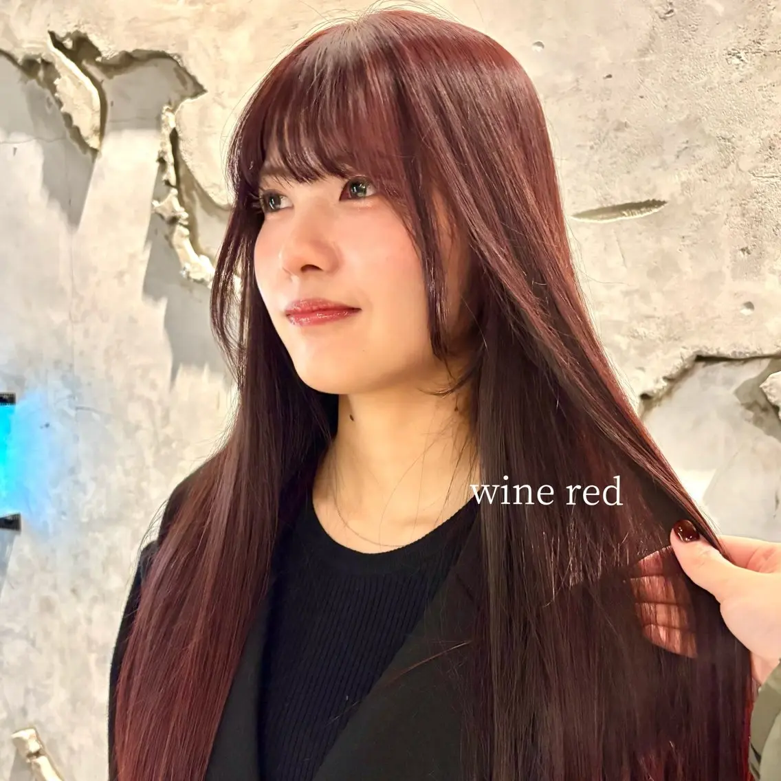 ロング カラー ヘアカラー 暖色🍇/透明感/ 髪質改善/YUIKOのヘアスタイル