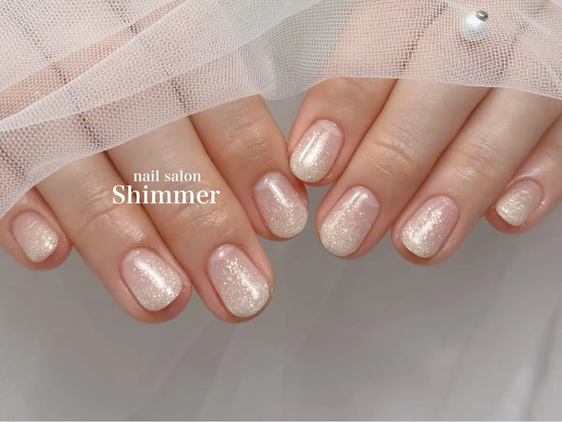 ネイル ハンドネイル Shimmer Risaのネイルデザイン