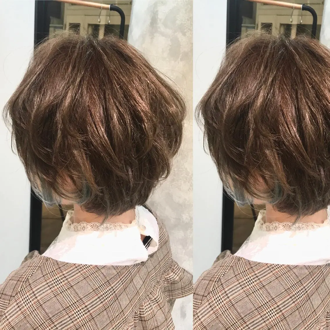 ショート カラー ブルーカラー ヘアカラー トリートメント 松村 崇弘のヘアスタイル